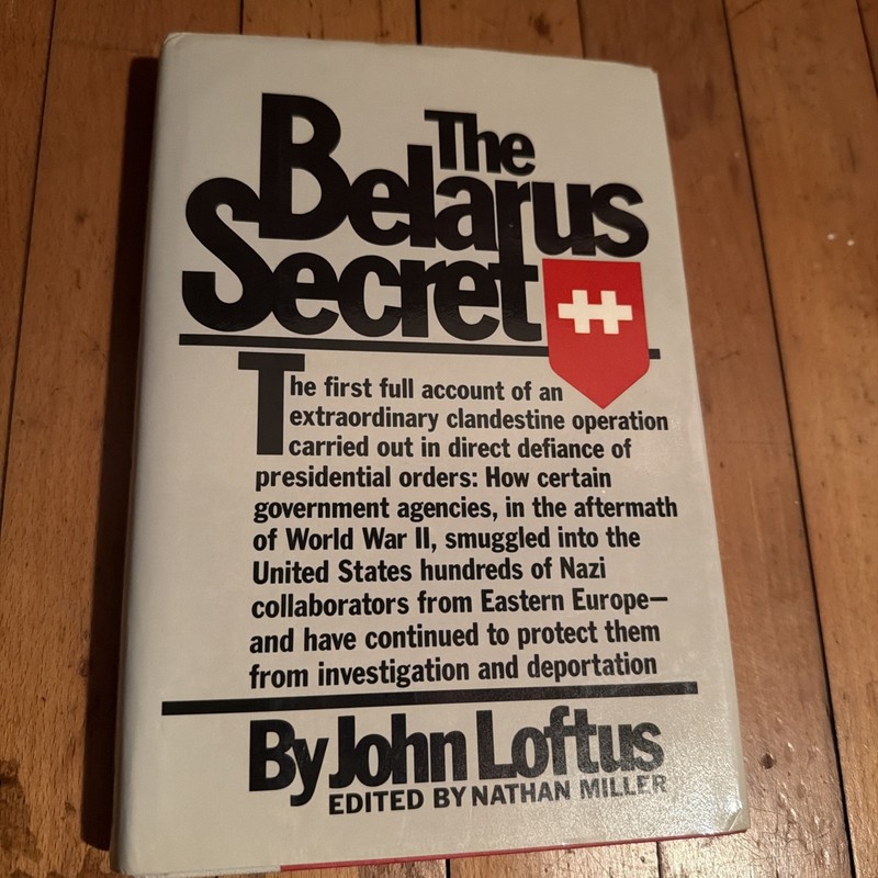 John Loftus The Belarus Secret Signed HCDJ Cold War CIA Espionage First Edition