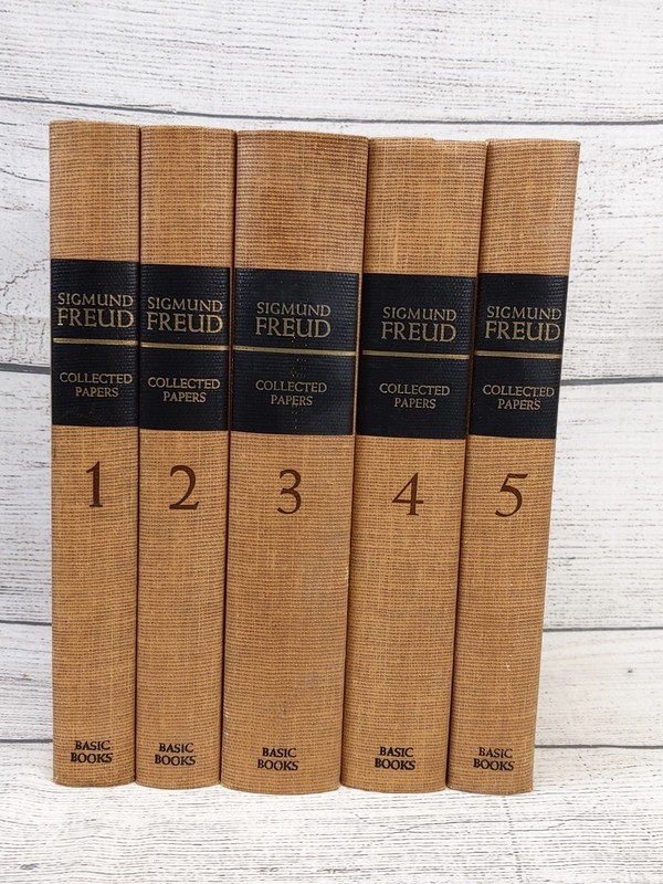 Sigmund Freud Collected Papers Vols 1 – 5 1st American Edition 1959 Hardcover