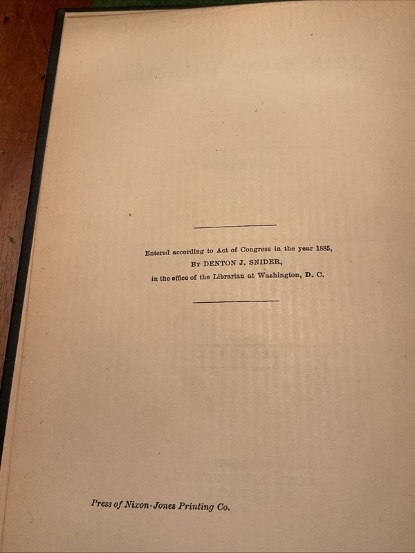 Agamemnon's Daughter by Denton J. Snider. 1892. HC VG 1st Edition gallery