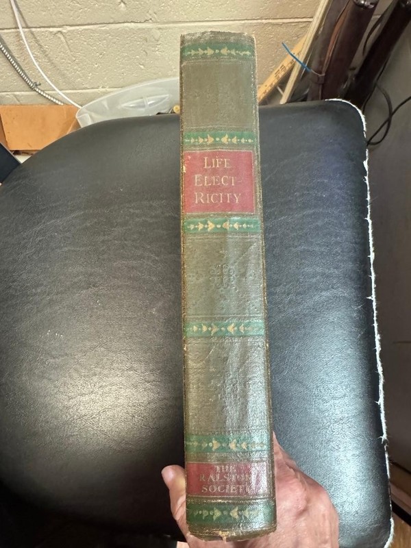 Vintage Life Electricity by Edmund Shaftesbury Hardcover Universal Books Rare gallery