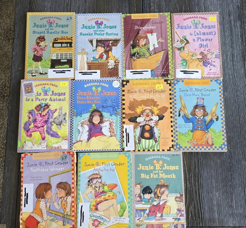 Junie B Jones Book Lot of 11 Barbara Park Chapter Books