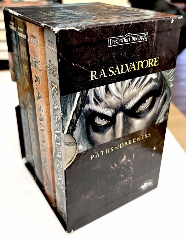 R A Salvatore Forgotten Realms Paths Of Darkness 4 Paperback Book Set gallery