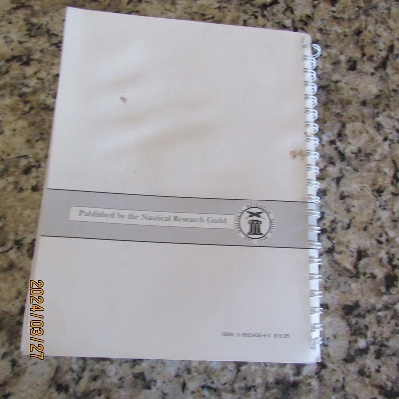 Nautical Research Journal-Index of Volumes 1-40-John M. Barry-Spiral Bound-1996 gallery
