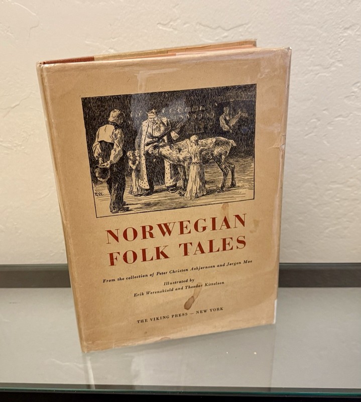 Norwegian Folk Tales by Peter Christian Asbjornsen & Jorgen Moe 1960 HC/DJ