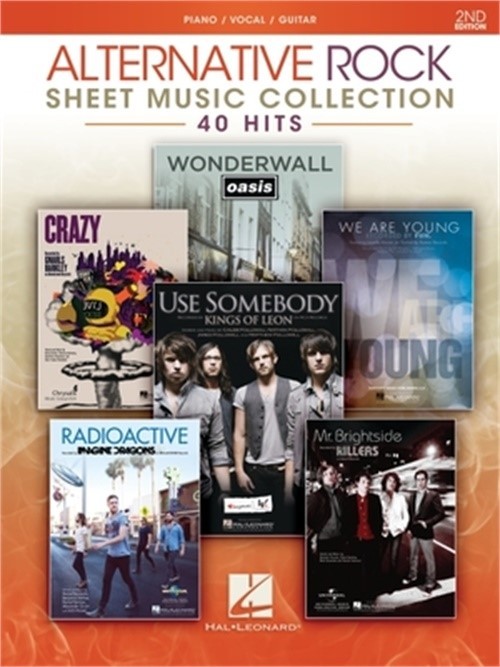 Alternative Rock Sheet Music Collection – 2nd Edition: 40 Hits Arranged for Pian