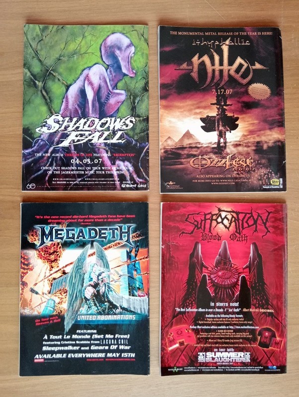 Decibel Magazine Lot of 4 Heavy Metal Issues, O Negative, Behemoth, Dimmu Borgir gallery