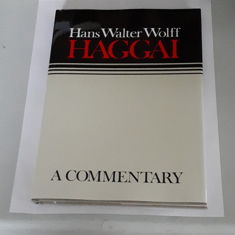 Augsburg Haggai: A Commentary Hans Walter Wolff Hardcover Religion English