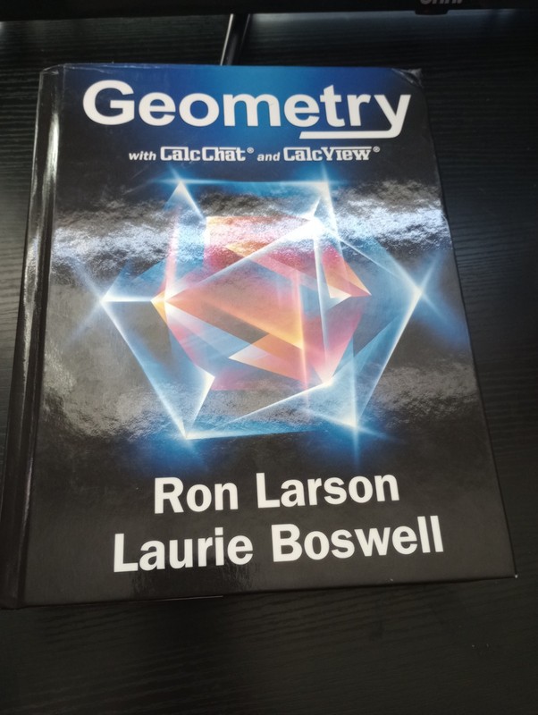 Geometry, w/ CalcChat and CalcView, – Hardcover, by Larson