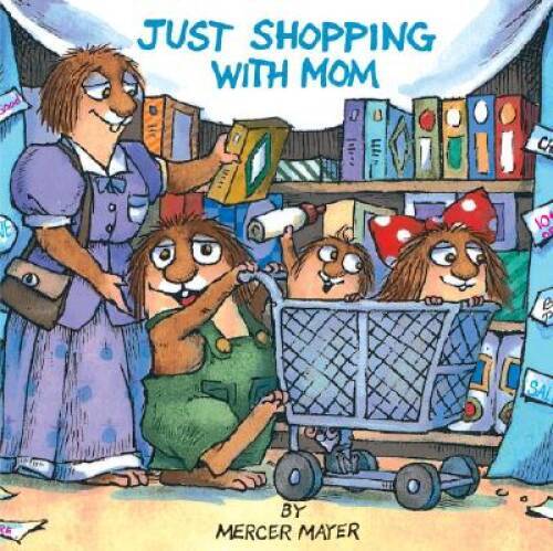 Just Shopping with Mom (A Golden Look-Look Book) – Paperback – GOOD