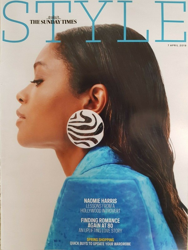 The Sunday Times STYLE Magazine 07.04.2019: Naomie Harris Cover/Interview/Photos