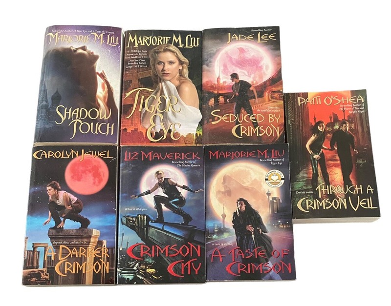 Crimson City Marjorie Liu Liz Maverick Jade Lee Patti O’Shea Book LOT of 7 Books