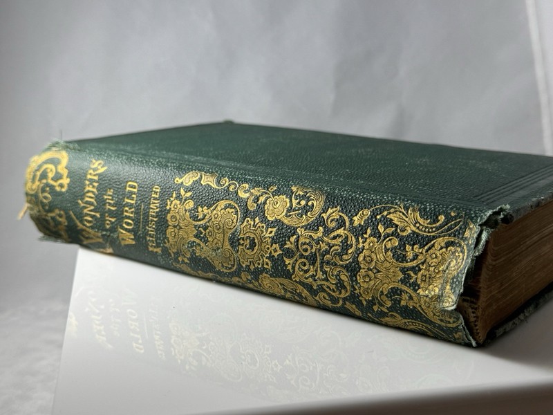 1874 Wonders of the World Illustrated Antique Book Lee & Shepard Victorian gallery