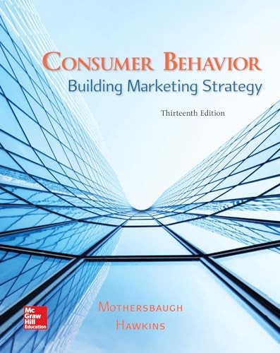 Consumer Behavior Building Mar – VERY GOOD