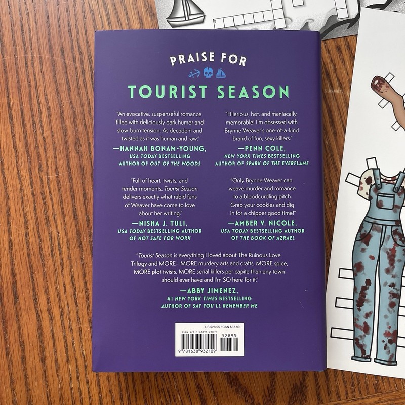 Tourist Season Brynne Weaver Unsigned Hardcover w/ Preorder Swag gallery