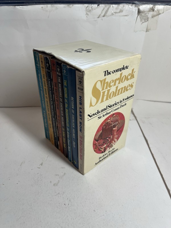 Vintage Sherlock Holmes Complete PB Book Set Sir Arthur Conan Doyle 8 Books gallery
