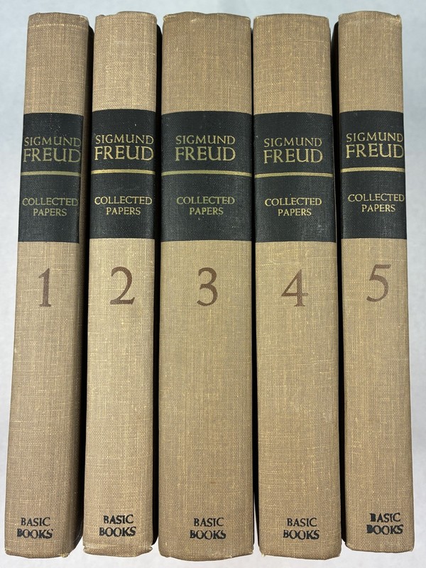 SIGMUND FREUD COLLECTED PAPERS. Complete 5-Book Set. First American Edition 1959