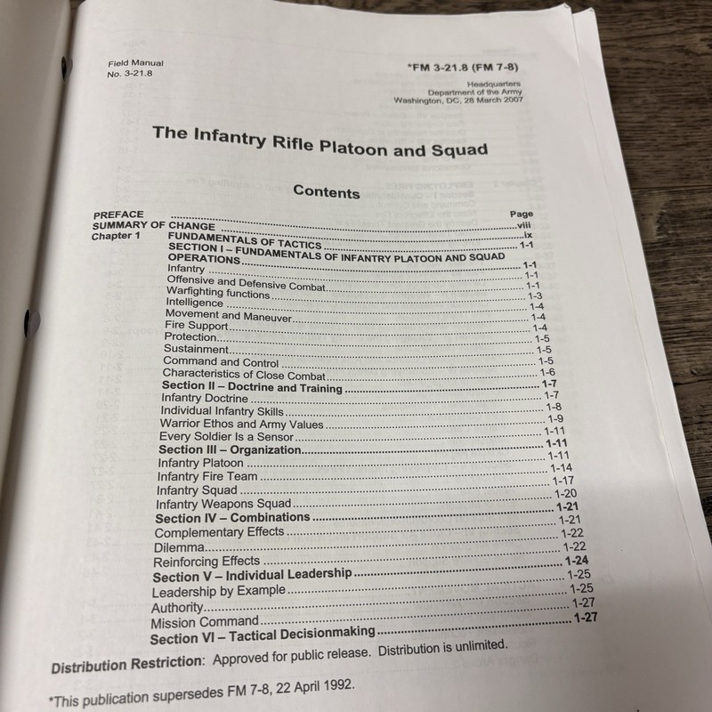 The Infantry Rifle Platoon And Squad: Field Manual No 3-21 8 March 2007 gallery