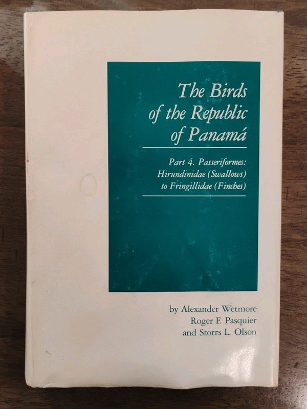 Lot of 4 Birds of the Republic of Panama HC Books Vol 1-4 Set Alexander Wetmore gallery