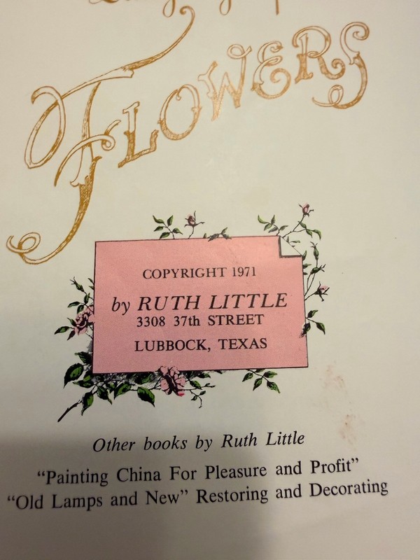 Language of Flowers Ruth Little SIGNED 1971 Hardcover Victorian Style Floral Art gallery