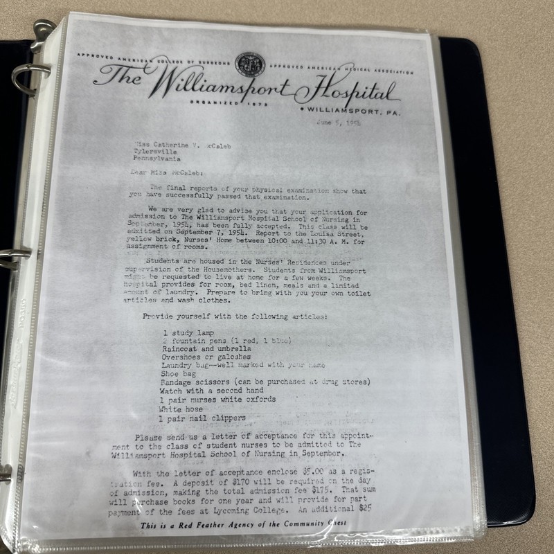 Vtg Nursing School Student Notes Manuscripts Diary Ephemera 1950’s 60’s Licenses gallery