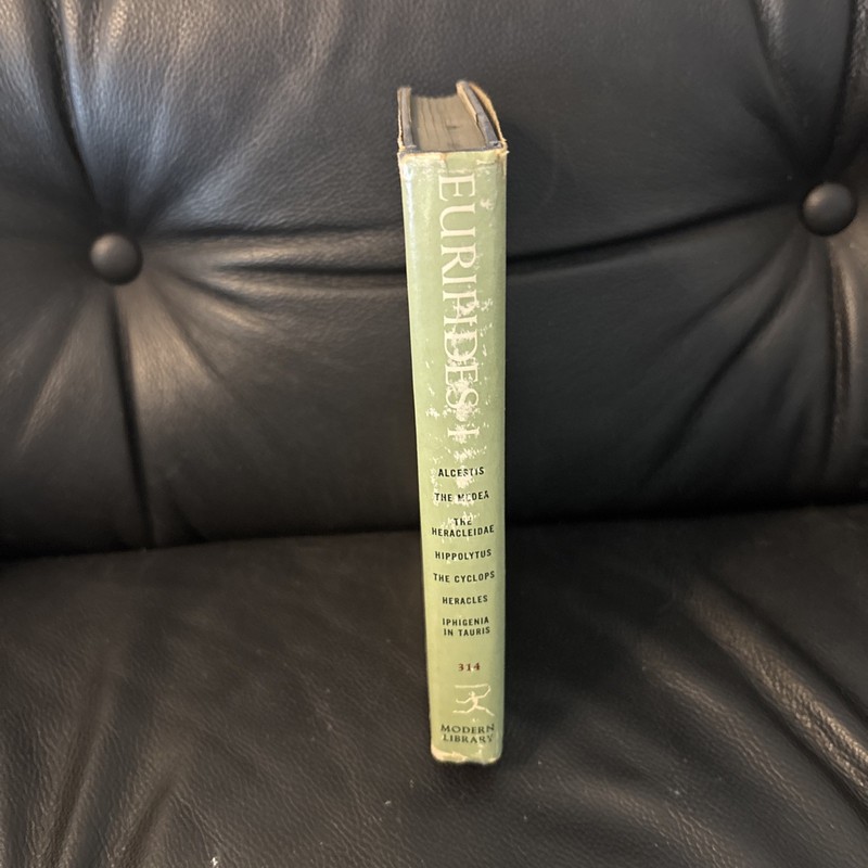 1956 Complete Great Tragedies Volume V Euripides I HB DJ gallery