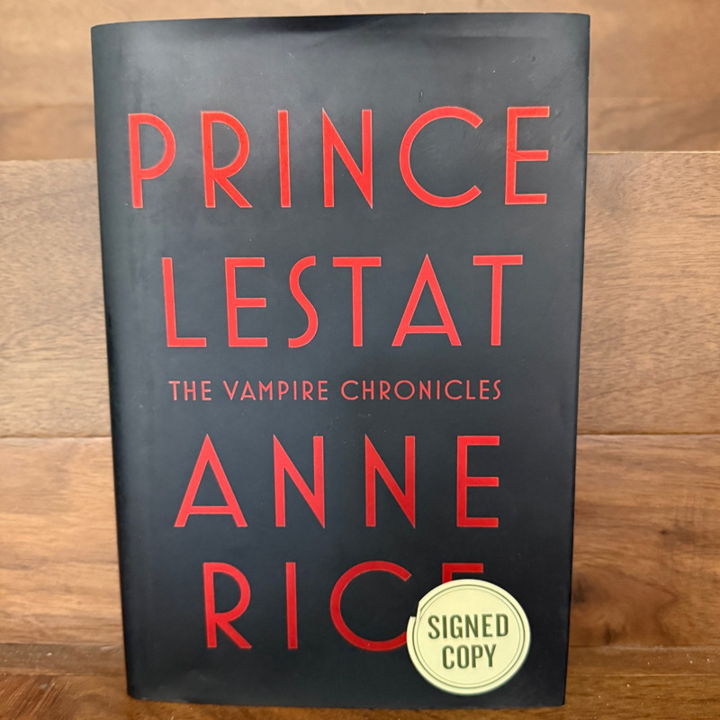 Prince Lestat by Anne Rice Signed First Edition 2014 Knopf Hardcover Vampire