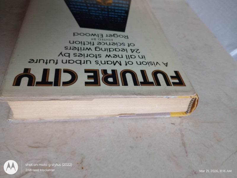 1973 1STpt FUTURE CITY ROGER ELWOOD HC/HARDCOVER/DJ BOOK gallery