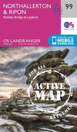 Northallerton & Ripon, Pateley Bridge & Leyburn (Map) (UK IMPORT)