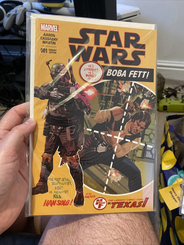 Star Wars 1 2015 Punisher Variant / Rare Boba Fett