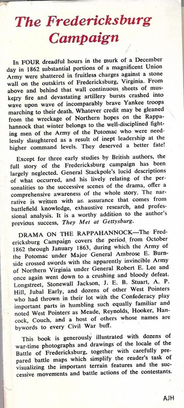 The Fredericksburg Campaign Edward J. Stackpole 1st Edition 1957 Bonanza Books gallery