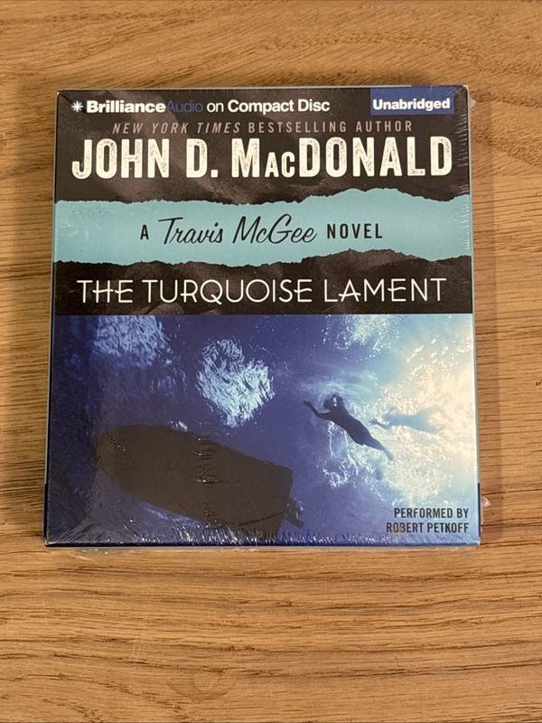 Brilliance Audio The Turquoise Lament Audiobook CD John D. MacDonald Petkoff