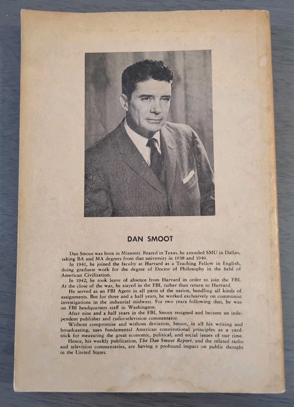 THE INVISIBLE GOVERNMENT Dan Smoot 1962, 3rd Printing FBI CFR Deep State History gallery