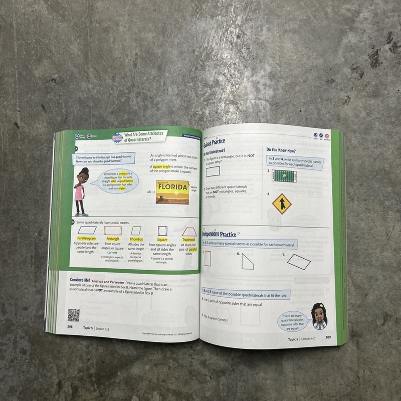 Grade 3 Envision Florida B.E.S.T. Mathematics Student Ed VoL 1 2023 BEST NEW gallery