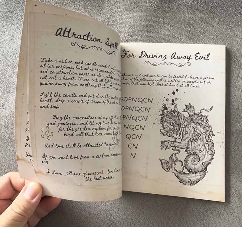 Old Handwritten Witchcraft Spell book – Grimoire for Wicca & Magick Witch Wiccan gallery
