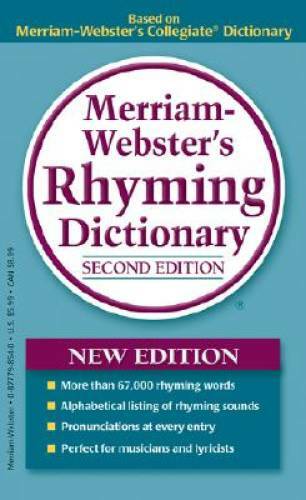 Merriam-Webster’s Rhyming Dictionary – Mass Market Paperback – GOOD
