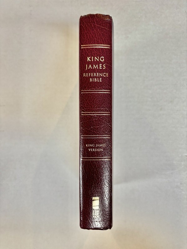 King James Reference Bible, GIANT PRINT- Bonded Burgundy Zondervan, 1994 gallery