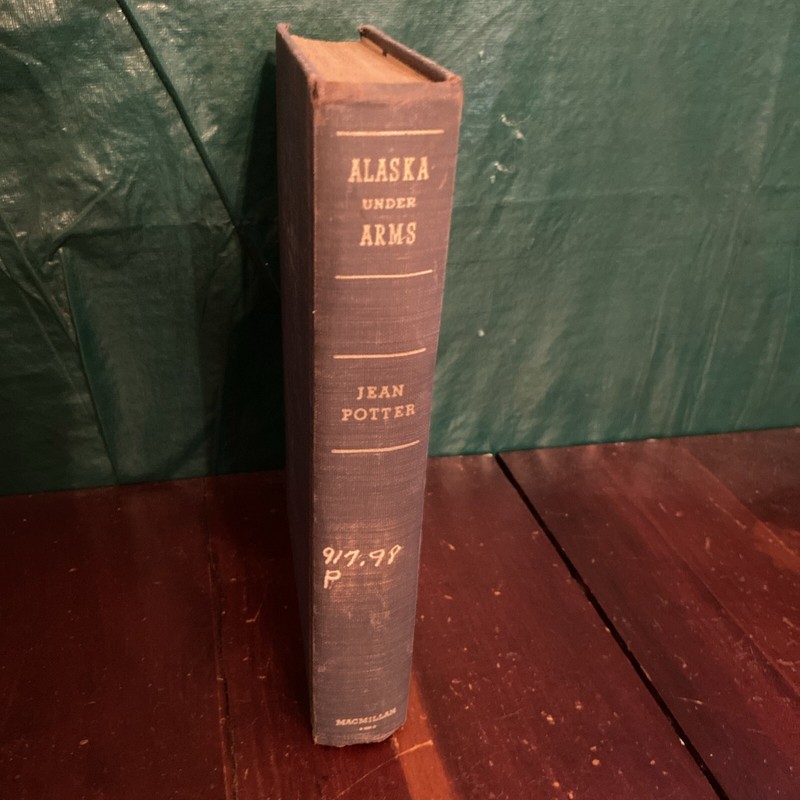 Alaska Under Arms by Jean Potter Endpaper by Richard Edes Harrison 1942 HC gallery