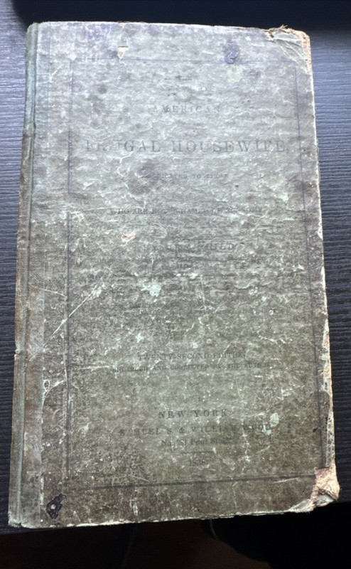 The American Frugal Housewife Book Mrs Child Circa 1838 Not a Reprint Rare