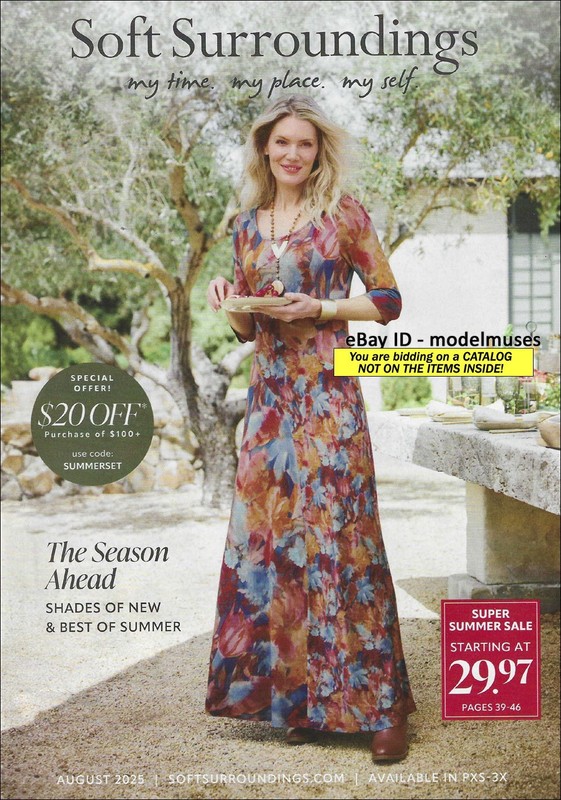 SOFT SURROUNDINGS Women’s Fashion & Accessories CATALOG August 2025 – 76 Pages
