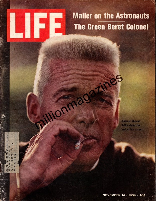 1969 Life November 14 – Green Beret Col. Rheault; Lew Alcindor;Instant Ministers