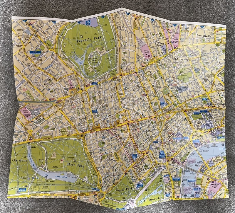 Map of London by Bensons MapGuides - Sheet Map (folded) gallery