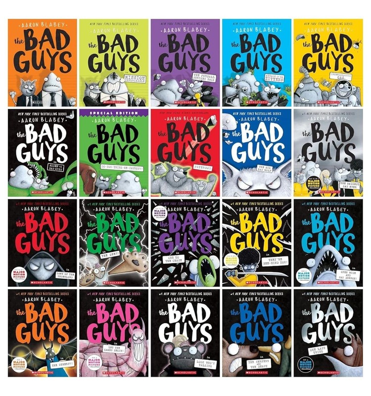 Complete Set Series – Lot of 20 THE BAD GUYS books by Aaron Blabey