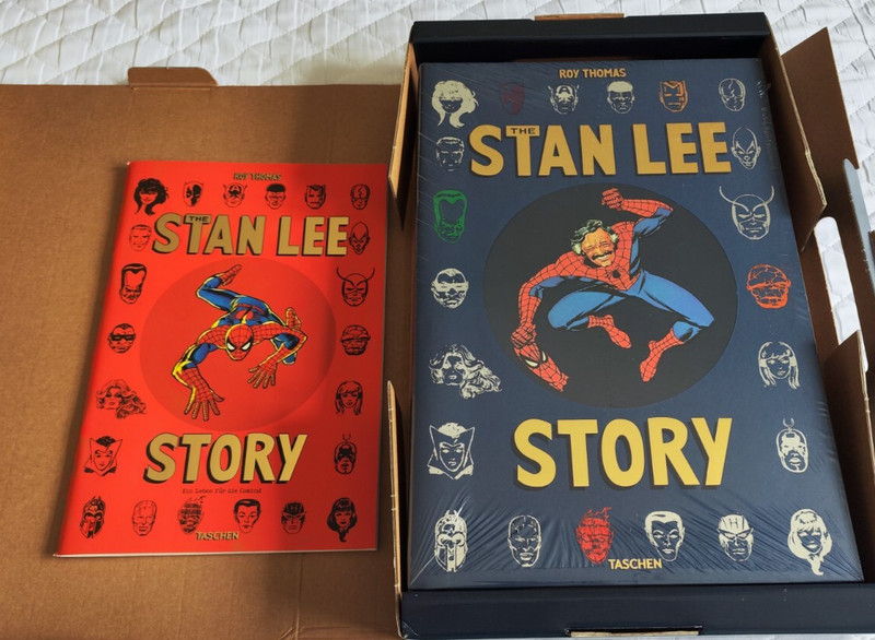 The Stan Lee Story by Roy Thomas Hardcover German Language Collectible gallery