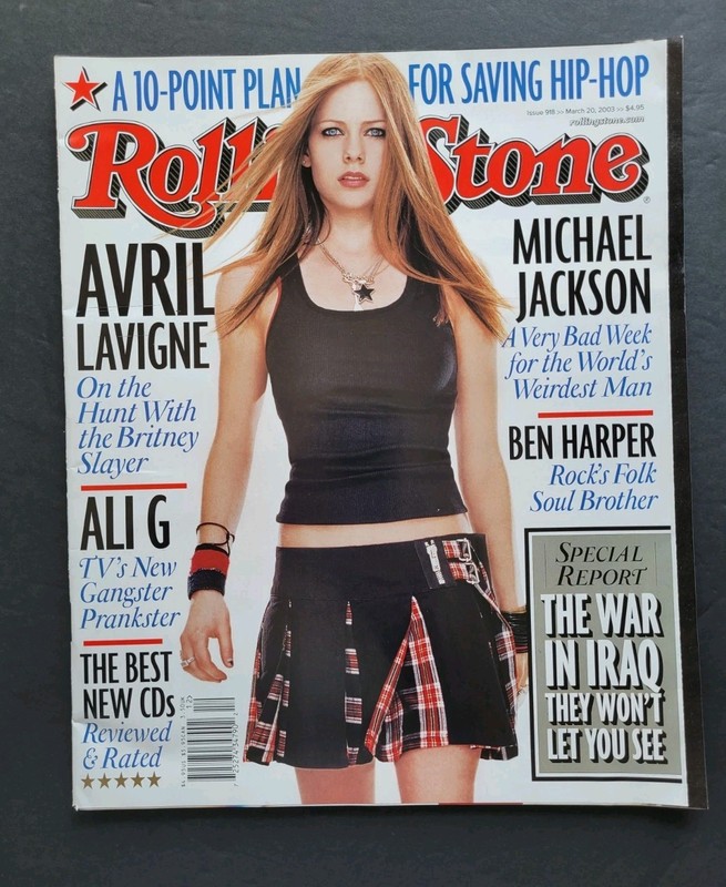 Rolling Stone Magazine Issue 918 March 20 1993 Avril Lavigne NEWSTAND COPY