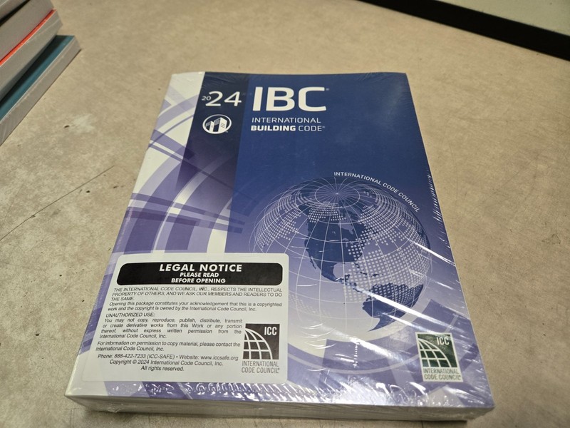 IBC International Building Code 2024 Paperback FACTORY SEALED