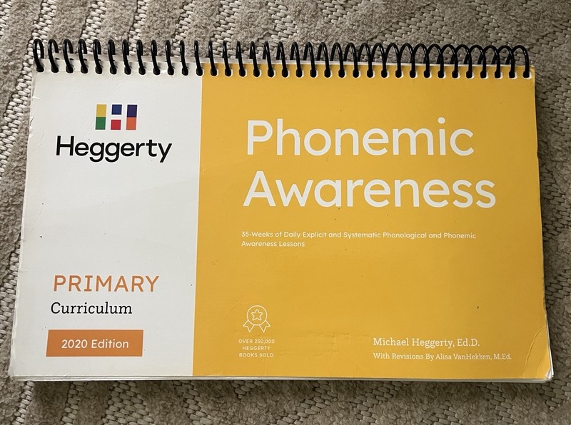 Heggerty Phonemic Awareness Primary Curriculum 2020 Edition Spiral Bound