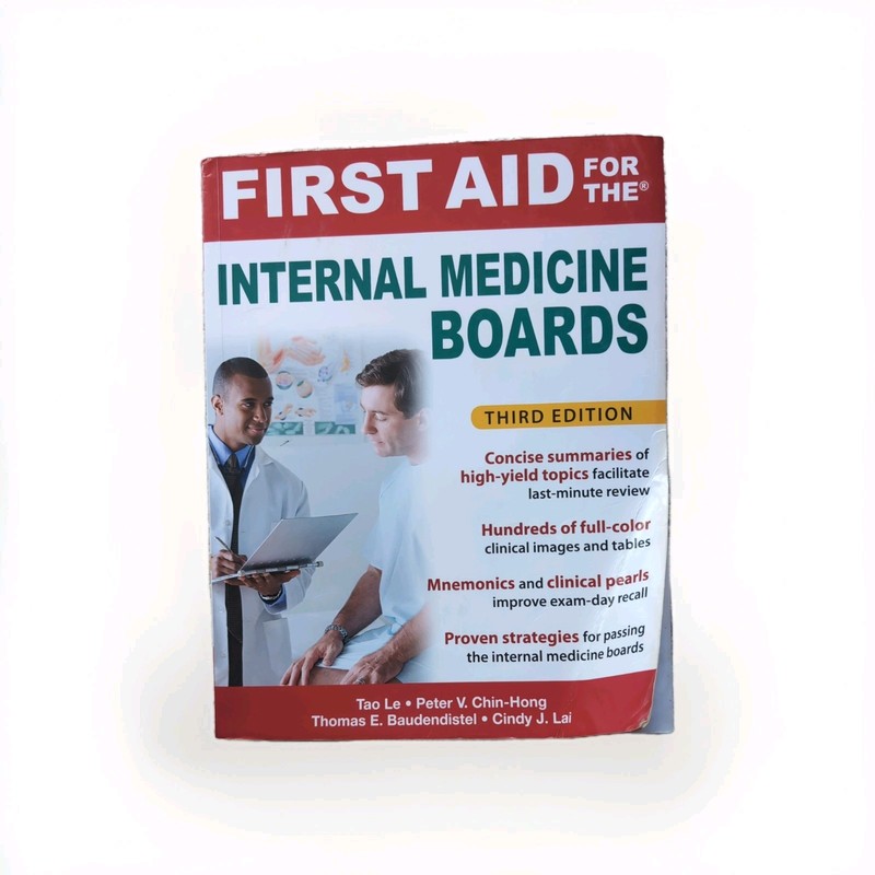 First Aid Ser.: Internal Medicine Boards by Peter Chin-Hong, Tom…