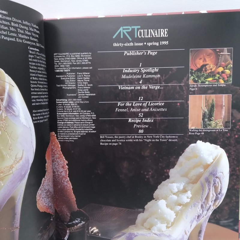 Art Culinaire Volume 36 The International Magazine in Good Taste Hardcover Book gallery