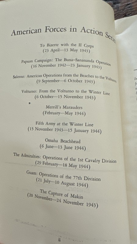 The Capture of Makin Nov 20-24 1943 American Forces In Action Series US War Dept gallery