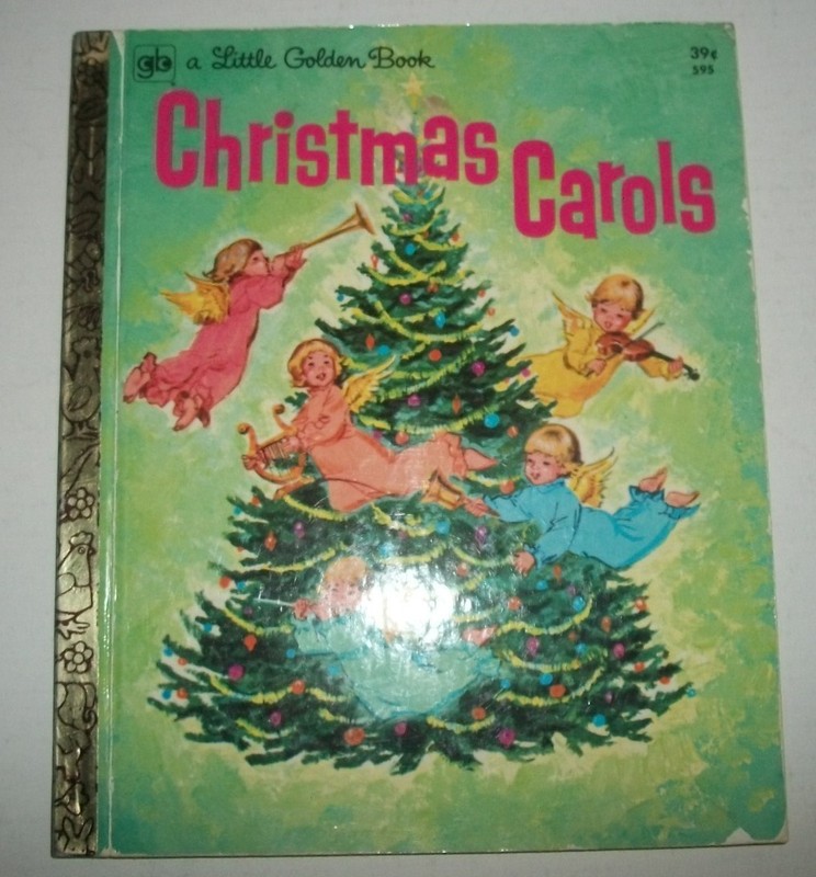 Little Golden Christmas Carols 1972 18th printing #595 Wyckoff Malvern 39c HB VG